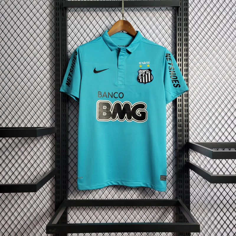 Camisa Retrô Santos Home 12/13 Azul NEYMAR