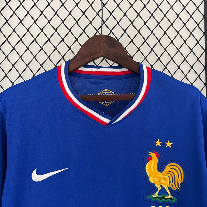 Camisa Seleção França Home 2024 (Mbappé)